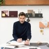 Muuto FOLDED Organizer - Półka Ścienna 29 cm Szara