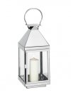 Cilio VILLA Lampion 36 cm Srebrny