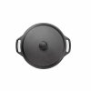 Skeppshult CLASSIC Garnek Żeliwny z Pokrywką 5,5 l / Czarny