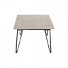 Bloomingville MUNDO Ogrodowy Stolik Kawowy 90x60 cm z Betonowym Blatem / Czarny