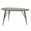 Villa Collection SCANDI Stolik Kawowy w Industrialnym Stylu - Czarny