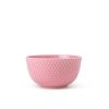 Lyngby Porcelain RHOMBE COLOR Miska 11 cm Różowa