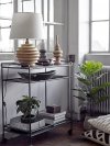 Bloomingville SVALE Lampa Stołowa z Drewna Mango