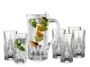 Lyngby Glass MELODIA Dzbanek + Kryształowe Szklanki 360 ml 6 Szt.