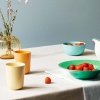 Lyngby Porcelain RHOMBE COLOR Miska 17,5 cm Niebieska
