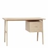 Hübsch DESK Biurko z 2 Szufladami - Dębowe