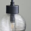House Doctor GAIA Lampa Wisząca 15 cm Czarna / Klosz Bezbarwny