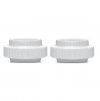 Lyngby Porcelain LYNGBY Świecznik Tealight 6,5 cm Biały 2 Szt.