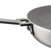 Alessi CONVIVO Patelnia Stalowa 28 cm / Srebrna Matowa