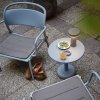 Muuto LINEAR OUTDOOR Stalowy Fotel Ogrodowy Lounge - Zewnętrzny / Czarny