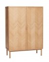 Hübsch NATURE Gablota - Szafa Dębowa 140 cm