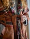 Bloomingville RIETI Kimono Dwustronne / Brązowe