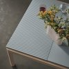 Muuto COUPLE Stolik Kawowy z Ceramicznym Blatem 84x80 cm / Ciemny Dąb - Blat Gładki Taupe
