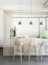 Muuto NERD Hoker - Krzesło Barowe 79 cm Szare