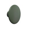 Muuto DOTS Wieszak Drewniany S - 9 cm Zielony Dusty Green