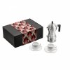 Alessi COFFEE Zestaw Prezentowy dla Miłośników Kawy - Kawiarka Pulcina + 2 Filiżanki