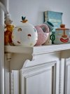 Bloomingville AGNES Ceramiczny Pojemnik z Pokrywką / Biały z Ptaszkiem