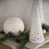 Kähler NOBILI Świecznik Świąteczny Tealight / Choinka 25 cm Biała