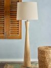 Bloomingville LEONOR Lampa Podłogowa z Drewna 130 cm