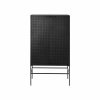 Kristina dam studio GRID Witryna Stalowa 131 cm / Czarna