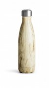 Sagaform TO GO Stalowa Butelka Termiczna 500 ml Motyw Drewniany