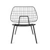 Menu WM String Lounge Chair - Krzesło Czarne