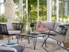 Bloomingville MUNDO Sofa Ogrodowa / Czarna