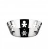 A di Alessi GIROTONDO Kosz na Owoce 18 cm Stal Polerowana