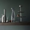 Georg Jensen ALFREDO Etażerka Stalowa 3-Piętrowa / Srebrna Polerowana