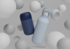 Chilly's SERIES 2 Stalowa Butelka Termiczna 500 ml Jasnoniebieska
