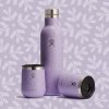 Hydro Flask BUNDLE Zestaw Grzanego Wina - Butelka Termiczna + 2 Kubki / Liliowy