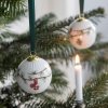 Kähler HAMMERSHØI CHRISTMAS Bombka Porcelanowa 2018