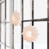 Kähler STELLA Wiszący Świąteczny Świecznik Tealight - Gwiazda - Biały
