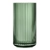 Lyngby Porcelain LYNGBY Wazon Szklany 31 cm Zielony Copenhagen Green