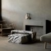 Audo PLINTH Marmurowy Stolik Kawowy 100 cm / Szary Marmur Kendzo
