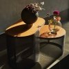Aytm GLOBE Donica do Kwiatów 21 cm Ciemnozielona Forest na Złotej Podstawie