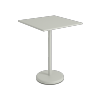 Muuto LINEAR Kwadrat Ogrodowy Stolik Kawowy 70 cm / Wys. 95 cm / Szary