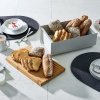 Alessi MATTINA Pojemnik na Pieczywo - Chlebak z Deską - Szary
