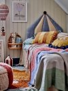 Bloomingville HUGGI Dekoracja do Pokoju Dziecięcego / Wiklinowy Balon