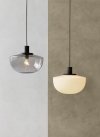 Audo BANK Lampa Wisząca / Klosz Mleczny Opal