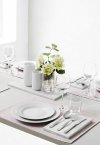 Lyngby Porcelain RHOMBE Talerz Płaski 21 cm / Biały