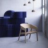 Muuto COVER LOUNGE Krzesło Drewniane - Czarne