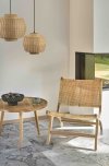 Villa Collection VILNA Lampa Wisząca Rattanowa 50 cm Naturalna