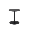 Muuto SOFT SIDE Stolik Okrągły 48 cm Czarny / Blat 41 cm Nanolaminat