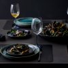 Bitz GASTRO Miska 18 cm Talerz do Zupy - Szary - Środek Błękitny