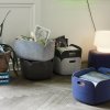 Muuto RESTORE Pojemnik - Kosz Filcowy do Przechowywania / Szaro-Niebieski
