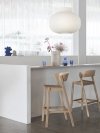 Muuto COVER BAR Hoker - Krzesło Barowe 96 cm Ciemnobrązowe