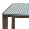 Muuto COUPLE Stolik Kawowy z Ceramicznym Blatem 84x80 cm / Ciemny Dąb - Blat Gładki Piaskowy Sand