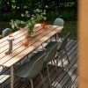 Muuto FIBER OUTDOOR Krzesło Ogrodowe - Zewnętrzne / Szare