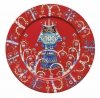 Iittala TAIKA Talerz Płaski 27 cm Czerwony